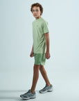 Juniors Arc Shorts Set - Pastel Green