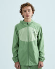 Juniors Arc Windbreaker - Pastel Green