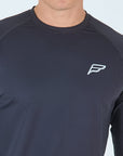 Mens Grid Tech Shorts Set LS - Phantom Black