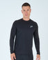 Mens Grid Tech Long Sleeve T-Shirt - Power Black