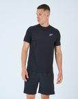 Mens Grid Tech Shorts Set SS - Power Black