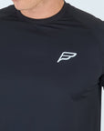 Mens Grid Tech Shorts Set LS - Power Black