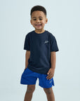 Infants Stride 3 Piece Shorts Set - Royal/Navy