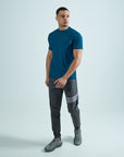 Mens Adapt Track Pants - Steel Teal