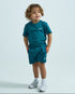 Infants Stride Shorts Set - Teal/Orange