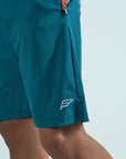 Juniors Stride 3 Piece Shorts Set - Teal/Orange