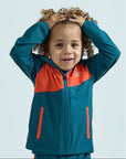 Infants Stride 3 Piece Shorts Set - Teal/Orange