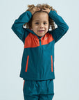 Infants Stride Windbreaker - Teal/Orange