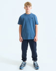 Juniors Oversized T-Shirt - Dusk Blue